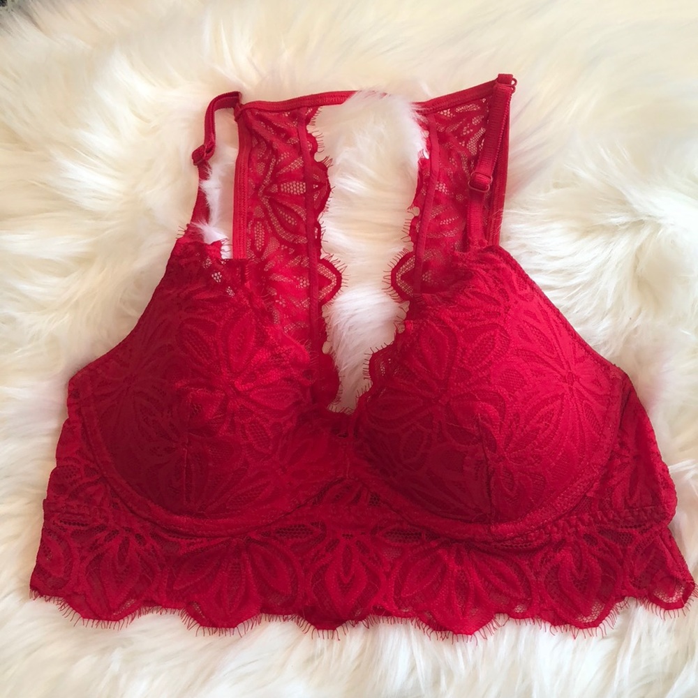 Pink Victoria’s Secret padded bralet
